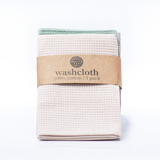 Cotton Dish Cloths – 3 Pack | Soft, Reusable, and Beautifully Woven