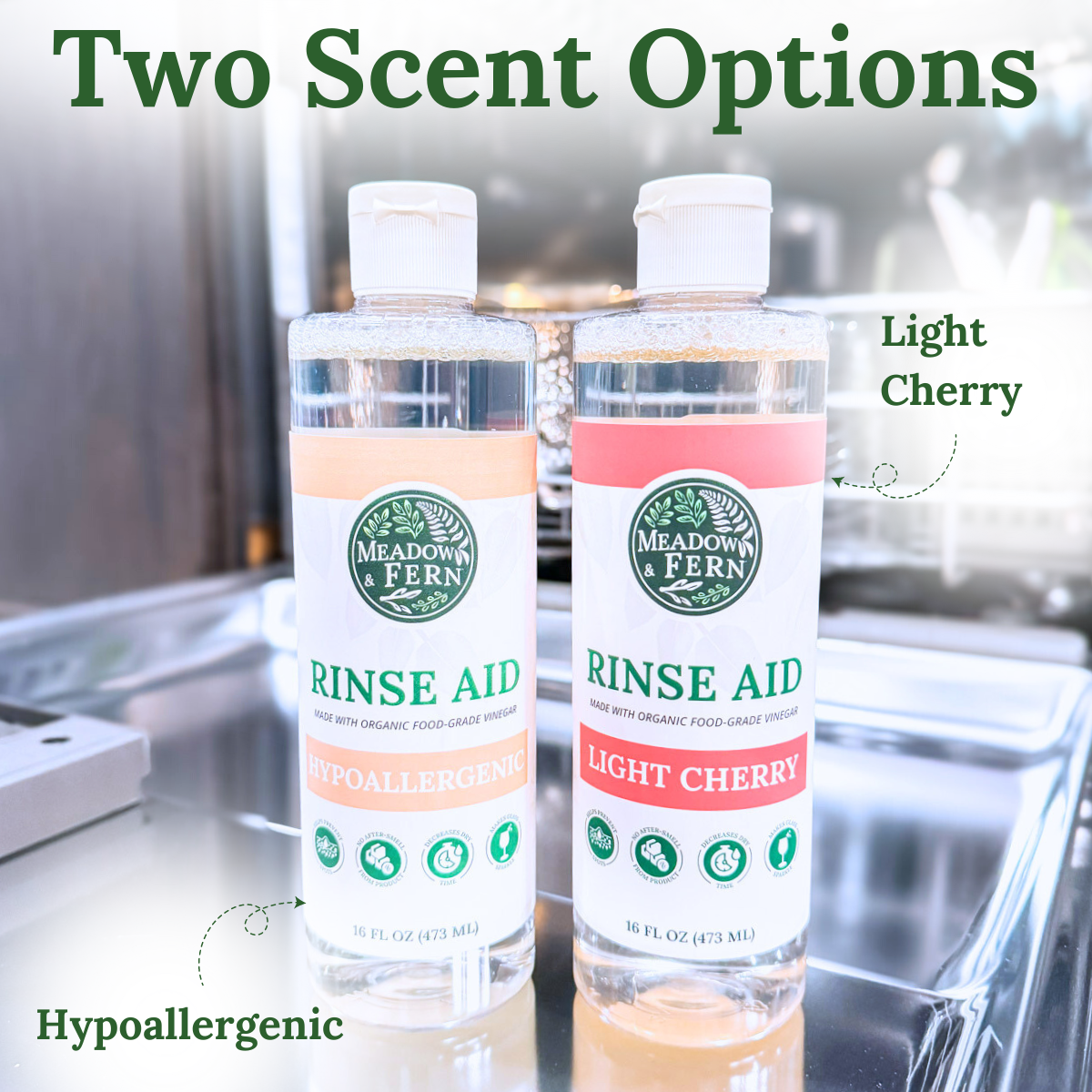 Organic Rinse Aid for Automatic Dishwashers