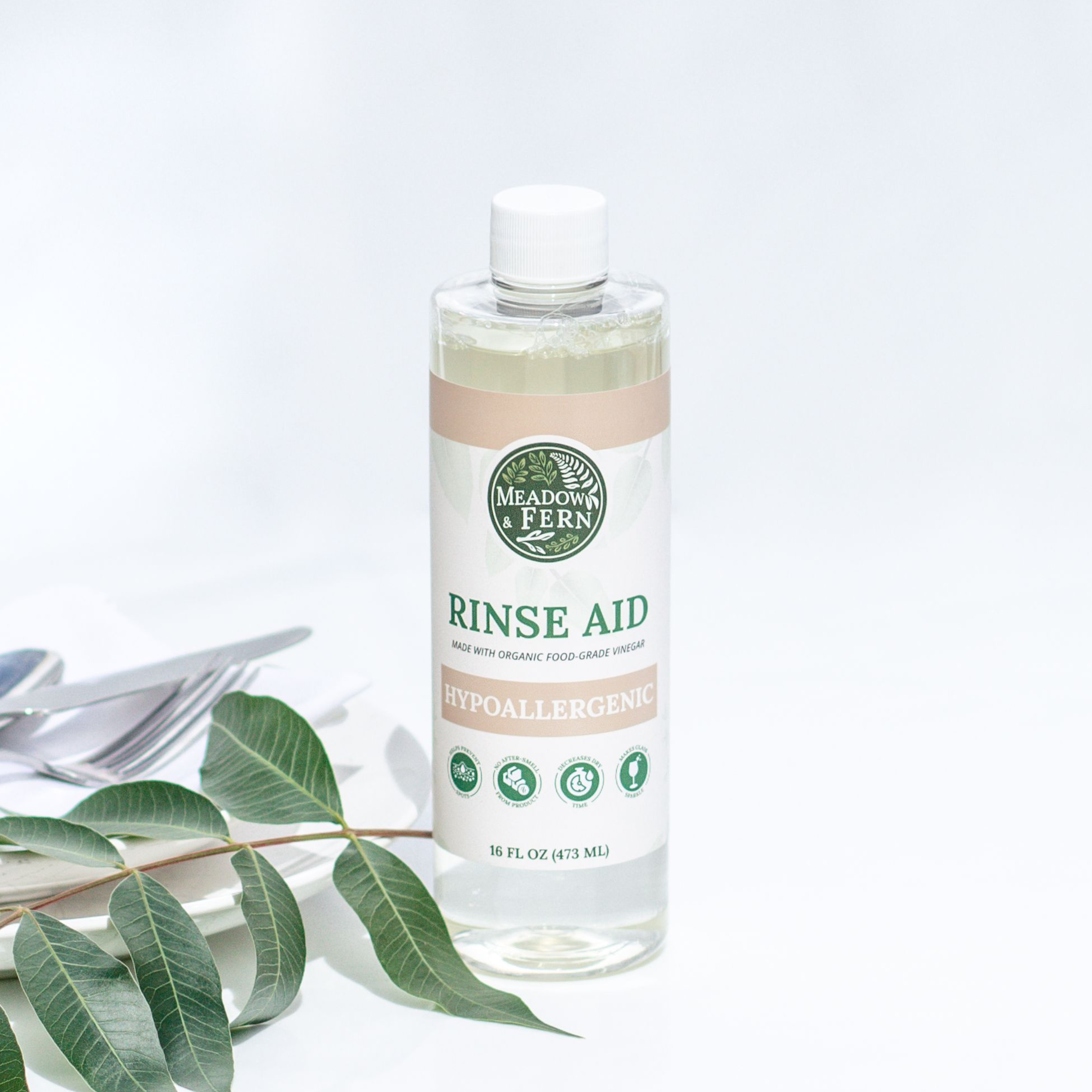 Organic Rinse Aid for Automatic Dishwashers
